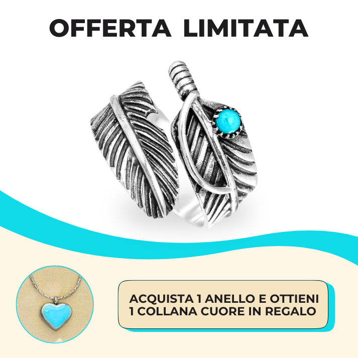 ARONI™ Anello Piuma - Un Legame Unico